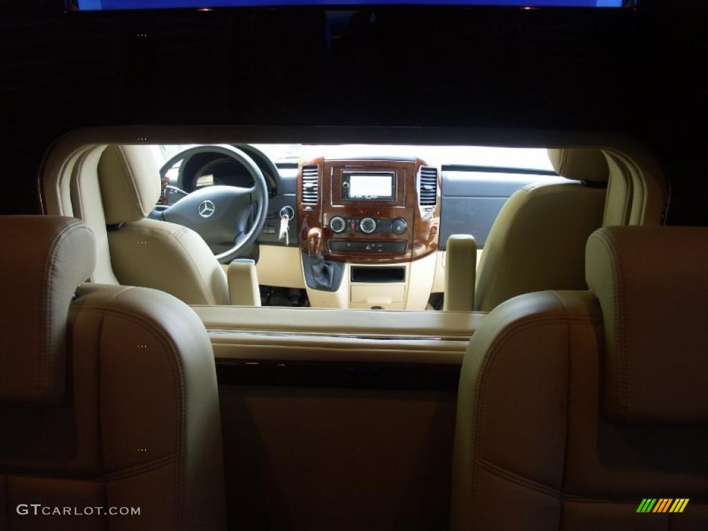 Beige Interior 2011 Mercedes-Benz Sprinter 2500 High Roof Passenger Conversion Van Photo #48367873