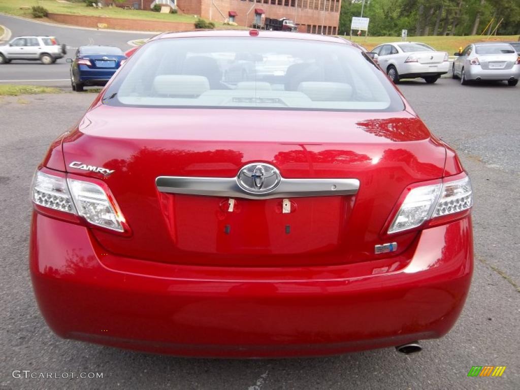 Barcelona Red Metallic 2010 Toyota Camry Hybrid Exterior Photo #48367894