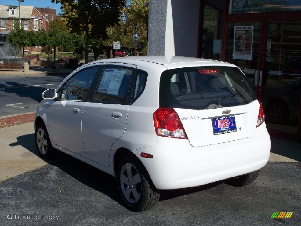 2006 Aveo LS Hatchback - Summit White / Charcoal photo #3
