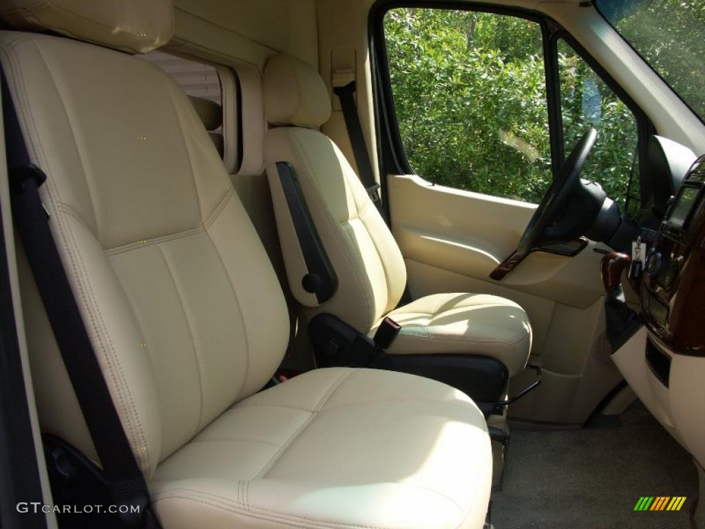 Beige Interior 2011 Mercedes-Benz Sprinter 2500 High Roof Passenger Conversion Van Photo #48368131