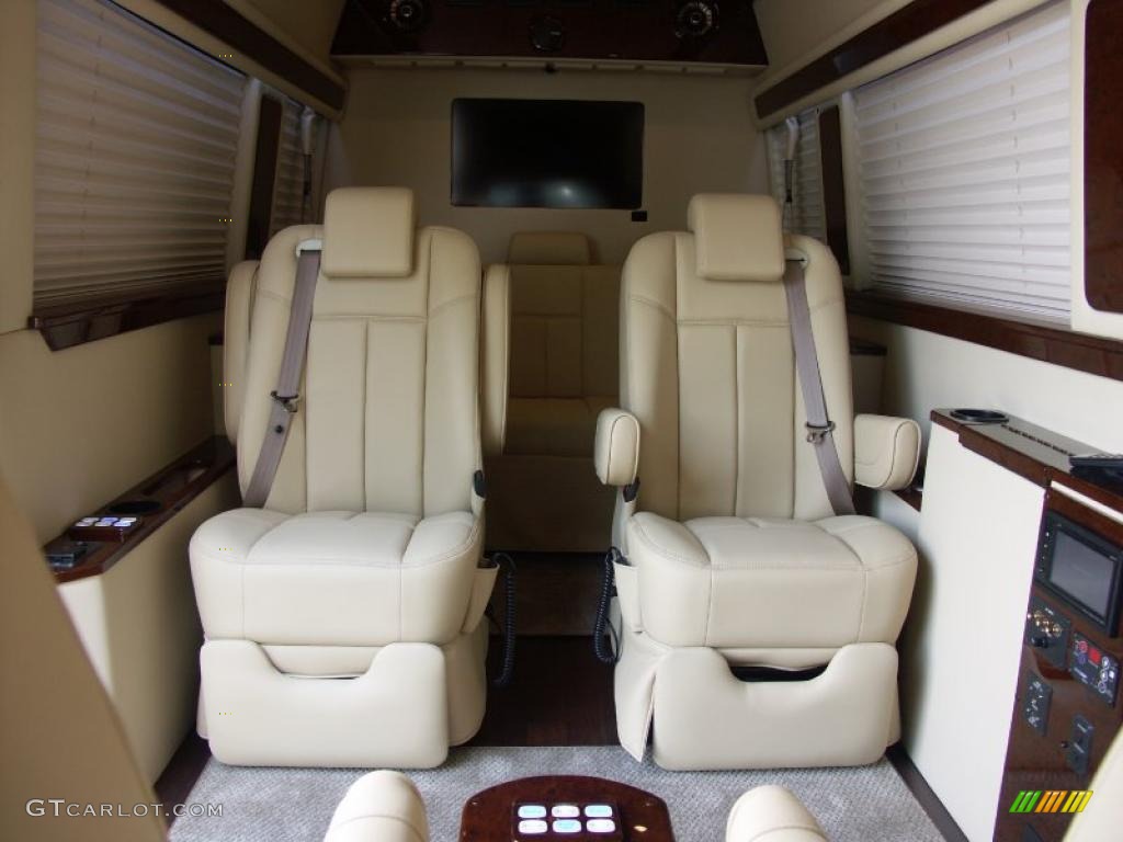 Beige Interior 2011 Mercedes-Benz Sprinter 2500 High Roof Passenger Conversion Van Photo #48368353