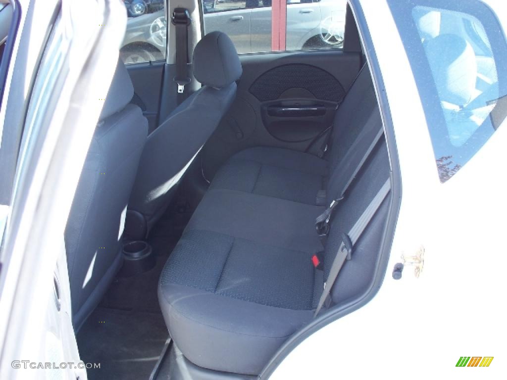 2006 Aveo LS Hatchback - Summit White / Charcoal photo #11