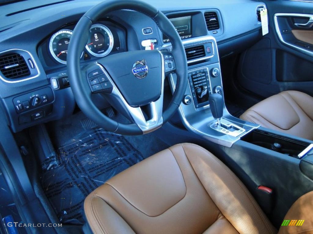 Beechwood Brown/Off Black Interior 2012 Volvo S60 T5 Photo #48368671