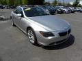 Titanium Silver Metallic 2007 BMW 6 Series 650i Coupe Exterior