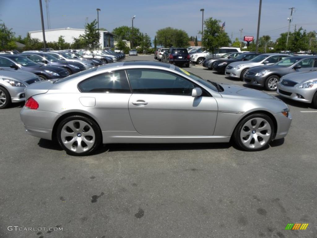 Titanium Silver Metallic 2007 BMW 6 Series 650i Coupe Exterior Photo #48369031
