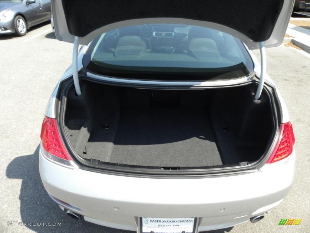 2007 BMW 6 Series 650i Coupe Trunk Photo #48369058