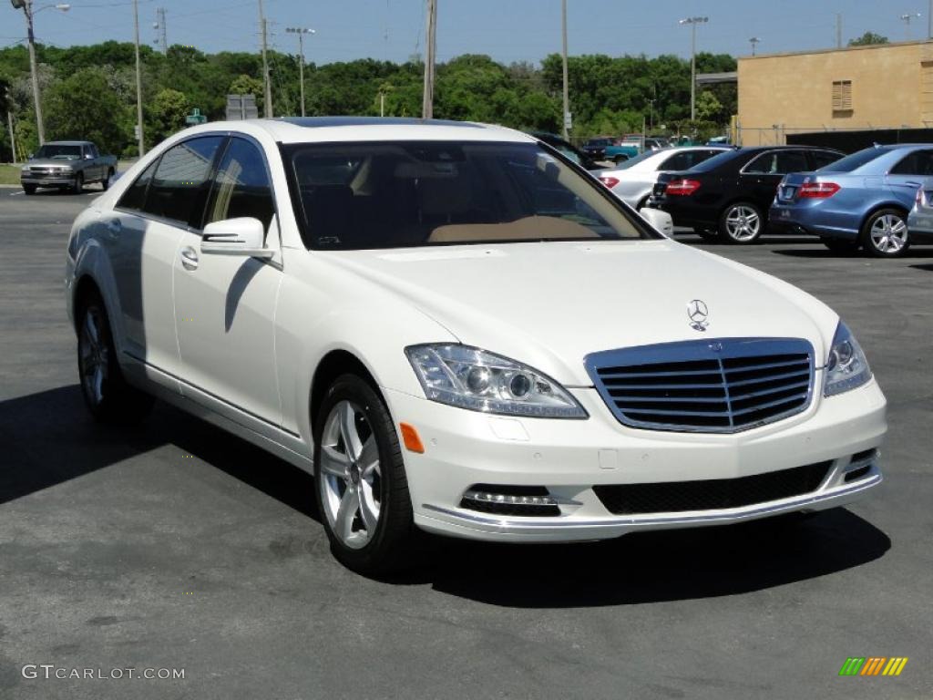 Diamond White Metallic 2011 Mercedes-Benz S 550 Sedan Exterior Photo #48369107