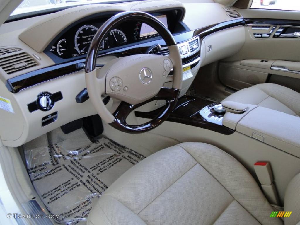 Cashmere/Savanah Interior 2011 Mercedes-Benz S 550 Sedan Photo #48369145