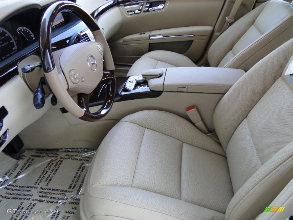 Cashmere/Savanah Interior 2011 Mercedes-Benz S 550 Sedan Photo #48369313