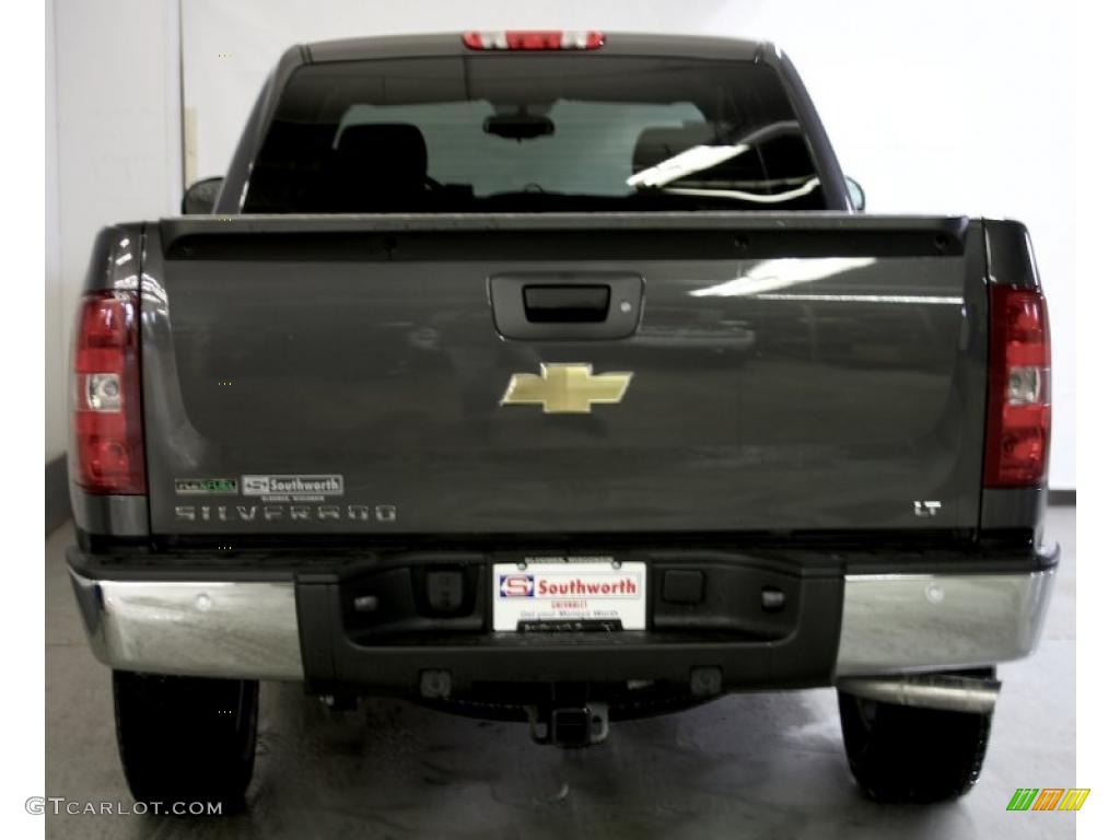 2011 Silverado 1500 LT Extended Cab 4x4 - Taupe Gray Metallic / Ebony photo #5