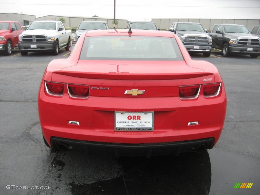 2011 Camaro SS/RS Coupe - Victory Red / Black photo #6