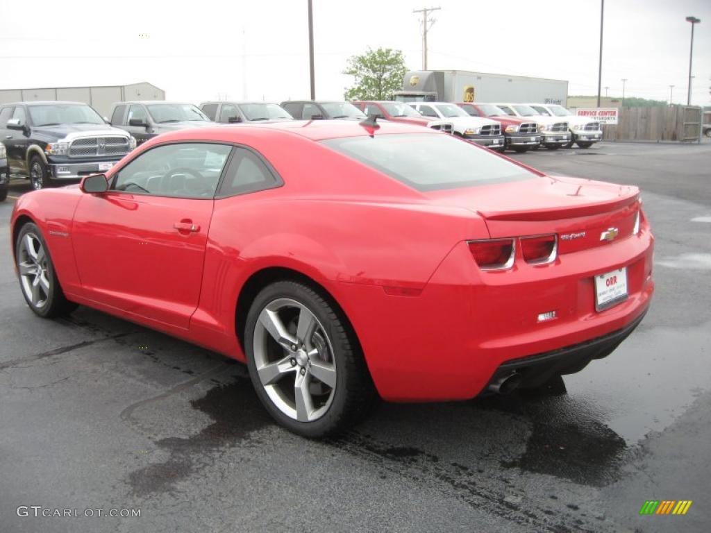 2011 Camaro SS/RS Coupe - Victory Red / Black photo #7