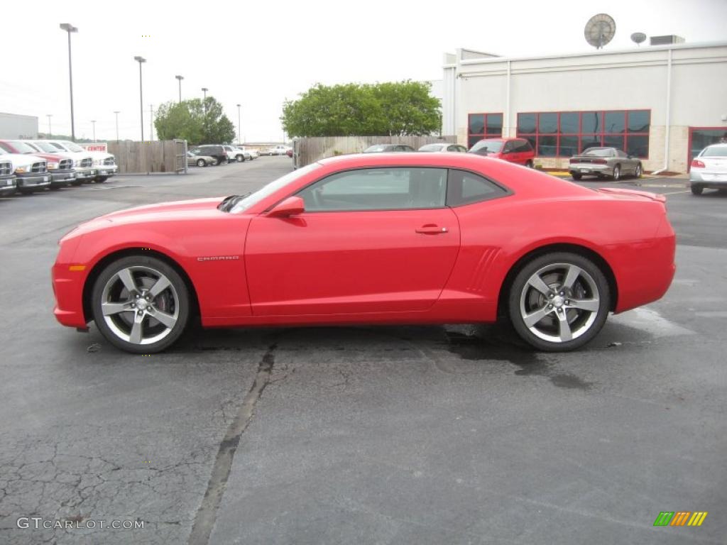 2011 Camaro SS/RS Coupe - Victory Red / Black photo #8