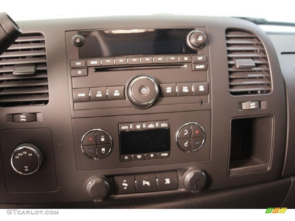 2011 Silverado 1500 LT Extended Cab 4x4 - Taupe Gray Metallic / Ebony photo #11