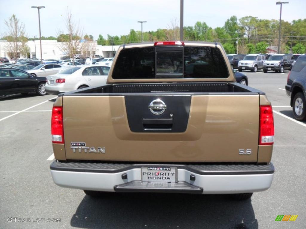 2004 Titan XE Crew Cab - Copper / Sand/Steel photo #3
