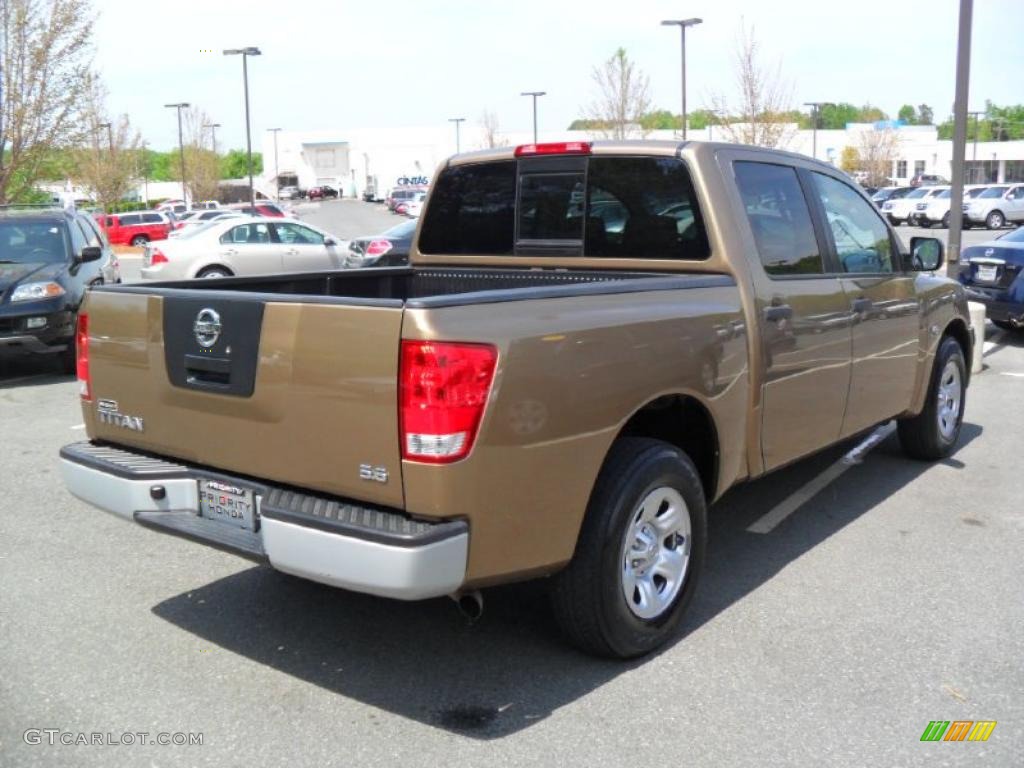 2004 Titan XE Crew Cab - Copper / Sand/Steel photo #5