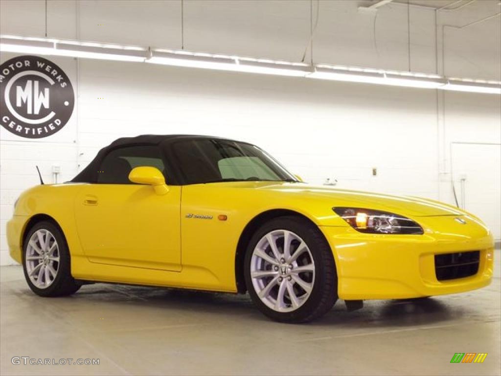 Rio Yellow Pearl 2007 Honda S2000 Roadster Exterior Photo #48370870