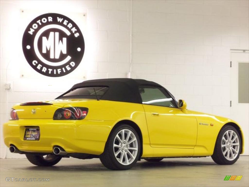 2007 S2000 Roadster - Rio Yellow Pearl / Black photo #8