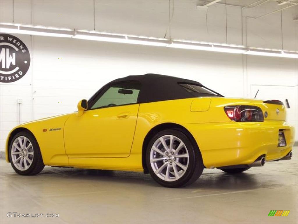 2007 S2000 Roadster - Rio Yellow Pearl / Black photo #10