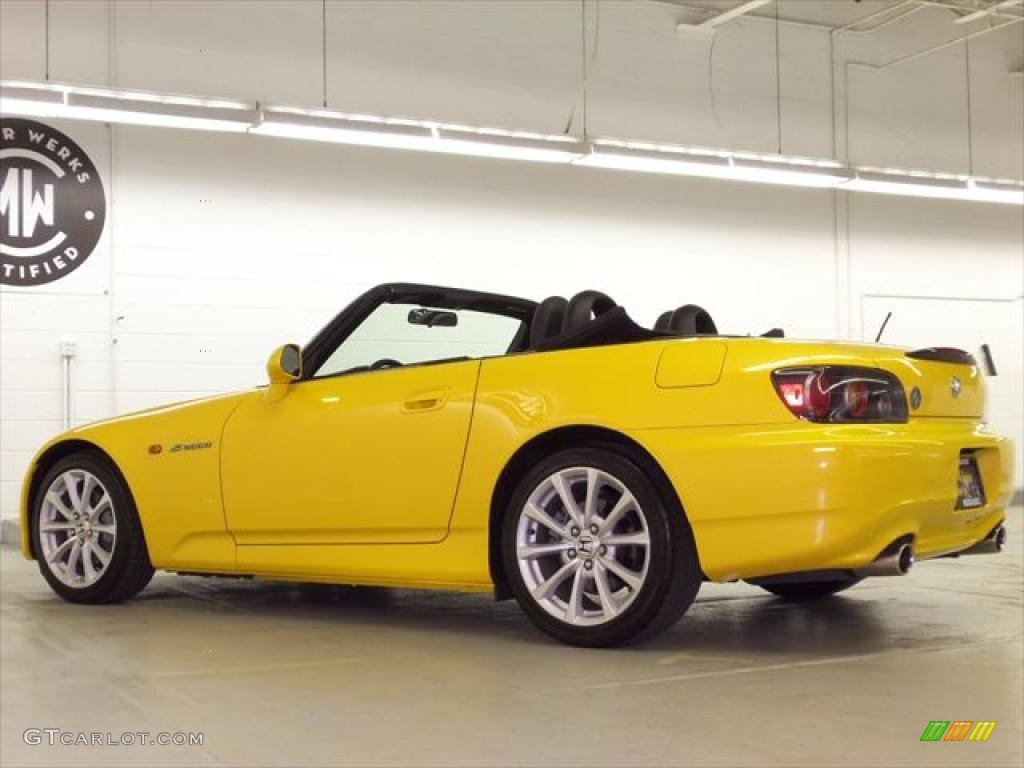 2007 S2000 Roadster - Rio Yellow Pearl / Black photo #11