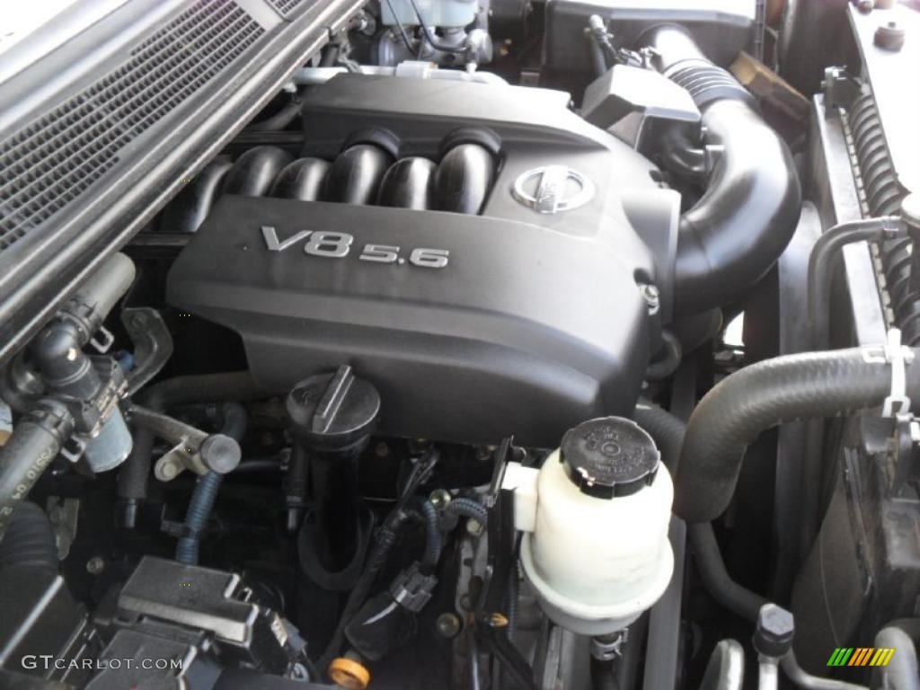 2004 Nissan Titan XE Crew Cab 5.6 Liter DOHC 32 Valve V8 Engine Photo #48371056