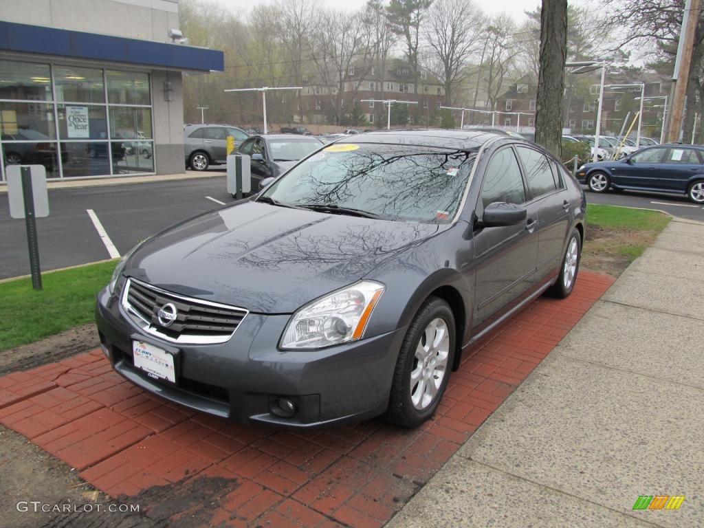 2007 Maxima 3.5 SL - Dark Slate Metallic / Charcoal photo #1