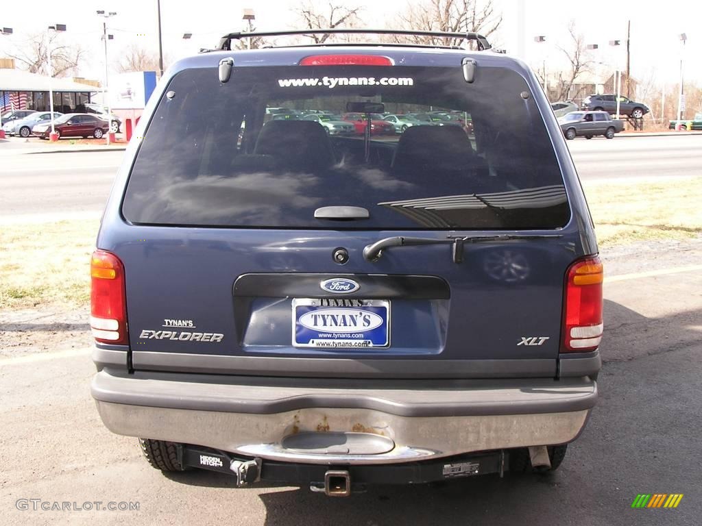 1999 Explorer XLT 4x4 - Medium Wedgewood Blue Metallic / Medium Graphite Grey photo #3