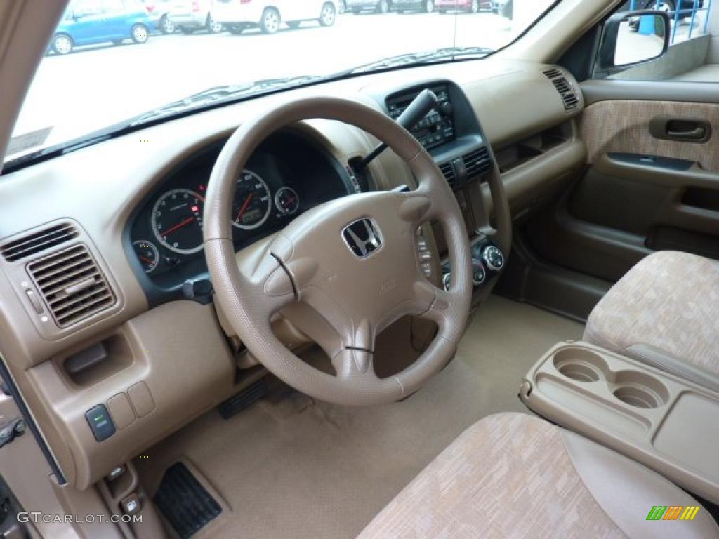 2003 CR-V LX 4WD - Mojave Mist Metallic / Saddle photo #16