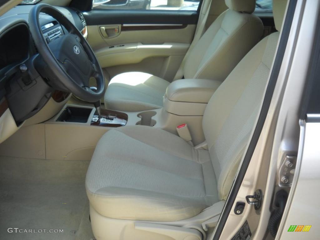 2007 Santa Fe GLS 4WD - Golden Beige / Beige photo #10