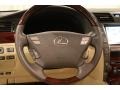 Cashmere Beige Steering Wheel Photo for 2009 Lexus LS #48373937