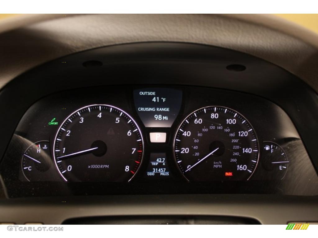 2009 Lexus LS 460 AWD Gauges Photo #48373955