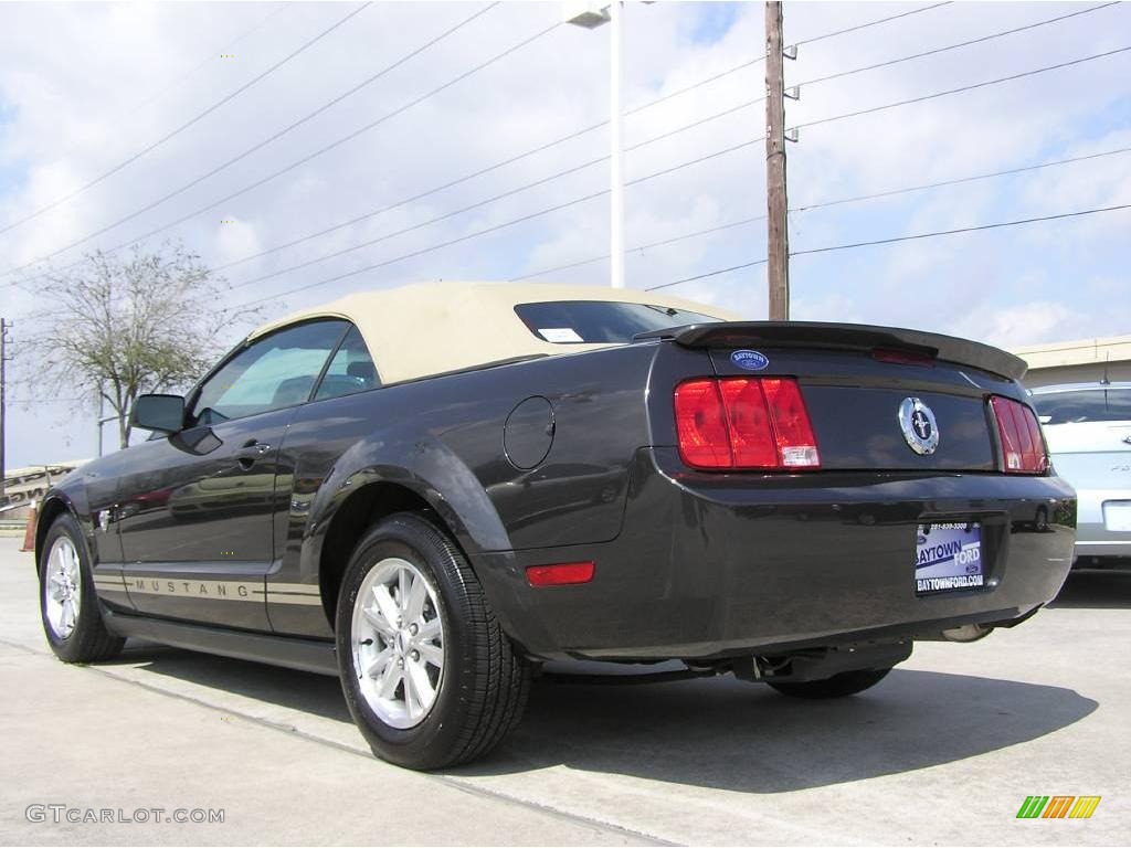 2009 Mustang V6 Convertible - Alloy Metallic / Medium Parchment photo #3