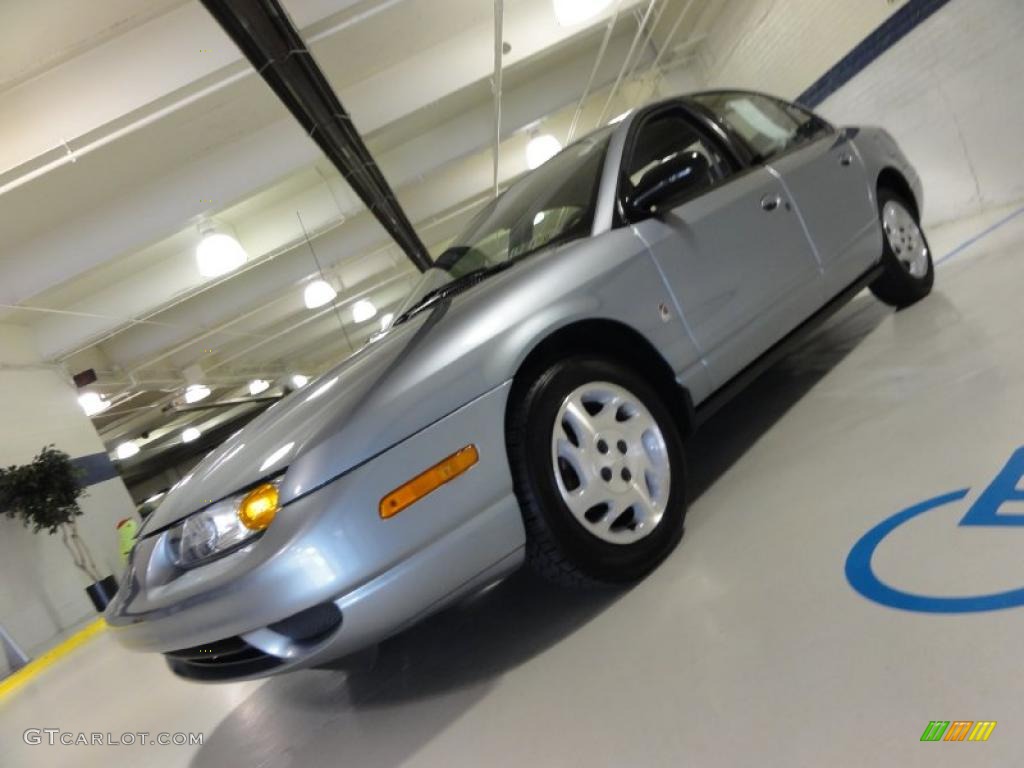 Silver Blue 2002 Saturn S Series SL2 Sedan Exterior Photo #48374939