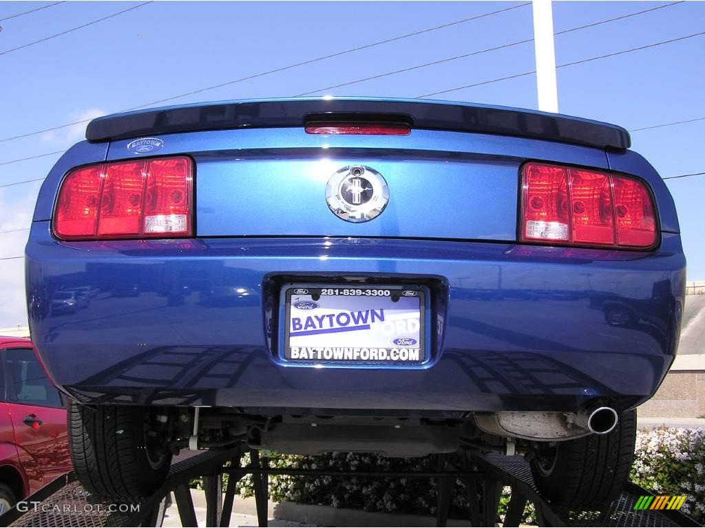 2009 Mustang V6 Premium Coupe - Vista Blue Metallic / Dark Charcoal photo #4