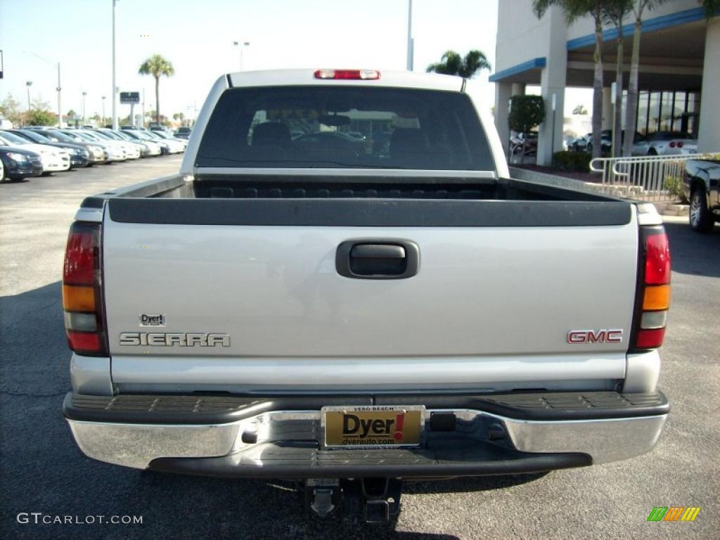 2005 Sierra 1500 SLT Crew Cab - Silver Birch Metallic / Dark Pewter photo #6