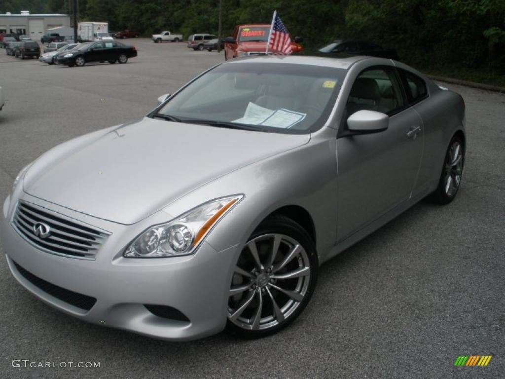 Liquid Platinum Silver 2008 Infiniti G 37 S Sport Coupe Exterior Photo #48375656