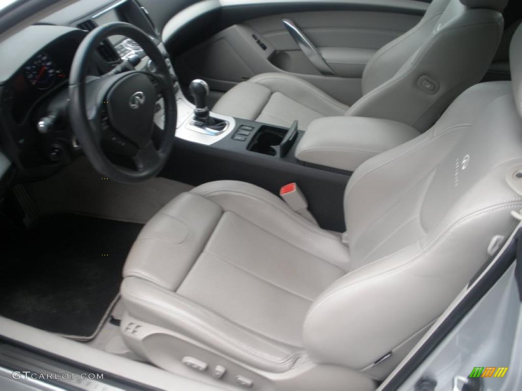 Stone Interior 2008 Infiniti G 37 S Sport Coupe Photo #48375773