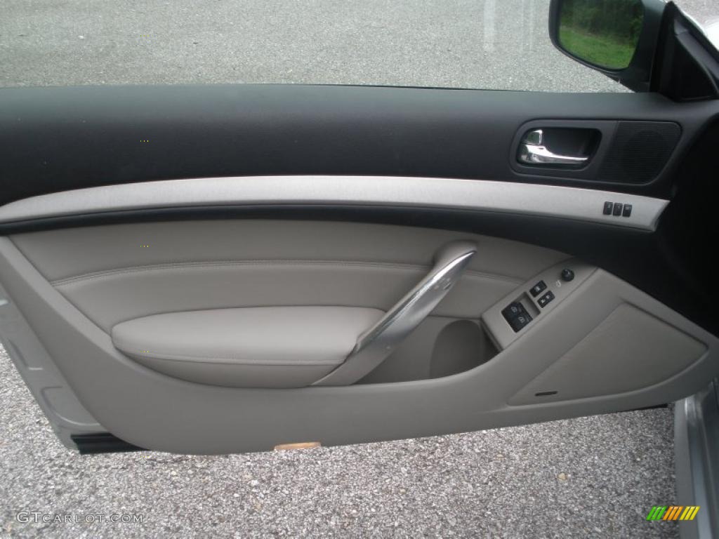 2008 Infiniti G 37 S Sport Coupe Stone Door Panel Photo #48375791
