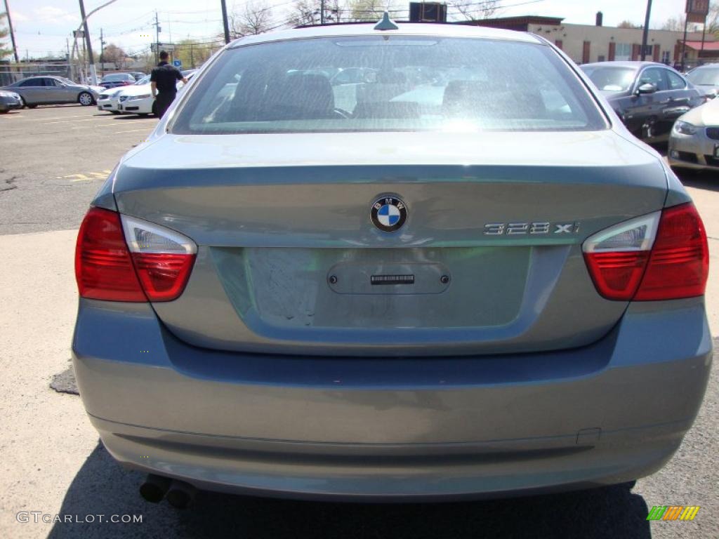 2007 3 Series 328xi Sedan - Arctic Metallic / Black photo #10