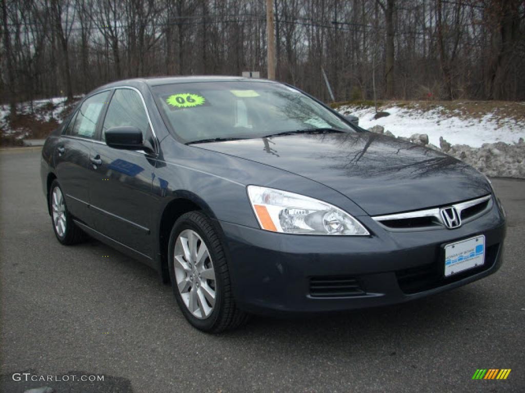 2006 Accord EX-L V6 Sedan - Graphite Pearl / Gray photo #1