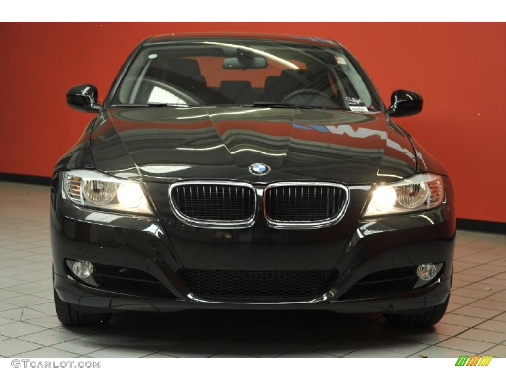 2011 3 Series 328i Sedan - Black Sapphire Metallic / Black Dakota Leather photo #2