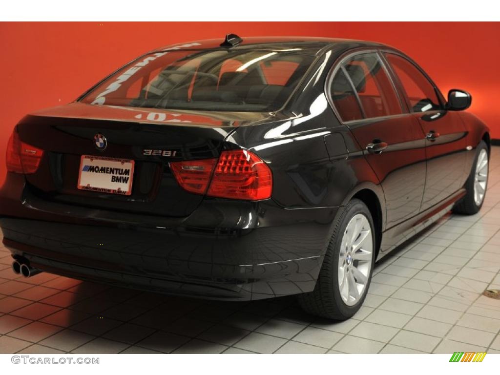 2011 3 Series 328i Sedan - Black Sapphire Metallic / Black Dakota Leather photo #3