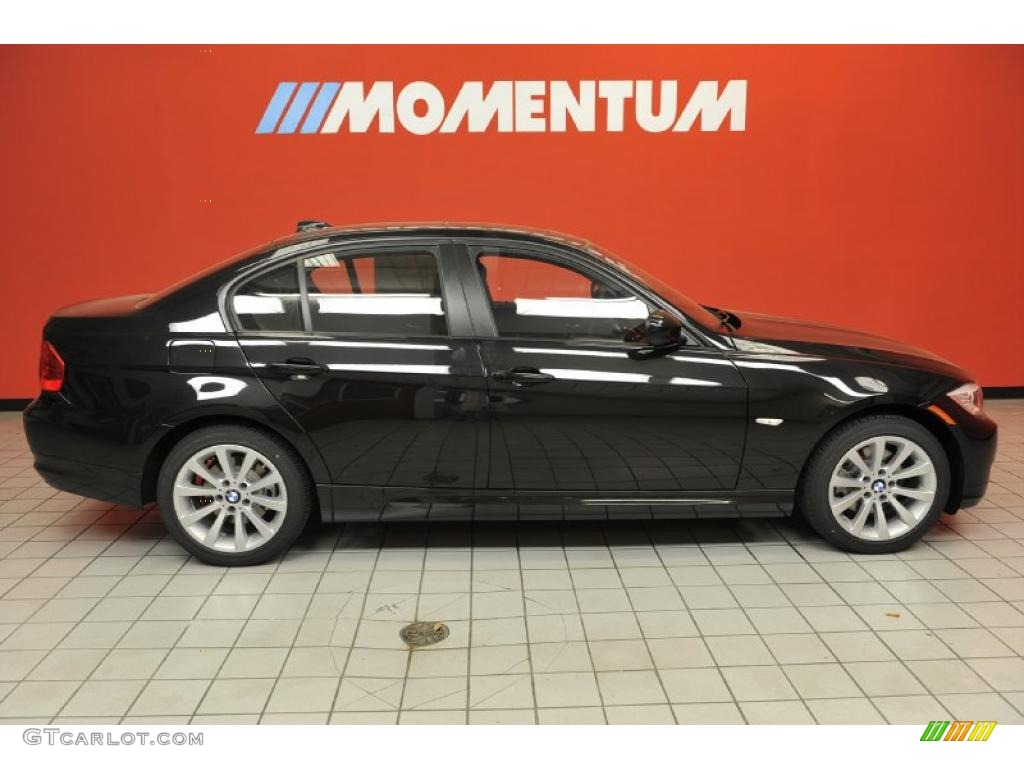 2011 3 Series 328i Sedan - Black Sapphire Metallic / Black Dakota Leather photo #4