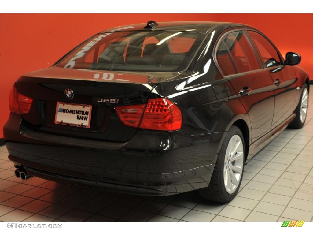 2011 3 Series 328i Sedan - Jet Black / Black Dakota Leather photo #3