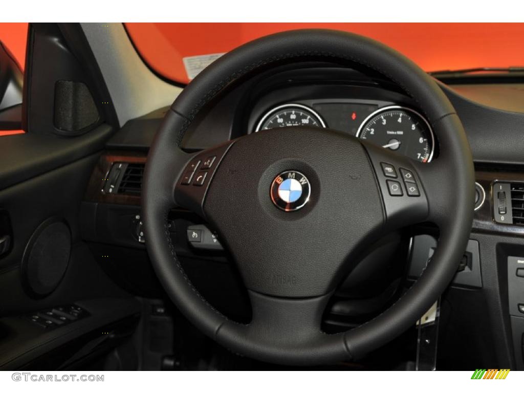 2011 3 Series 328i Sedan - Jet Black / Black Dakota Leather photo #15