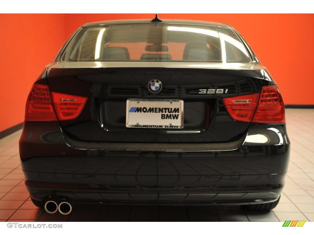 2011 3 Series 328i Sedan - Jet Black / Black Dakota Leather photo #22