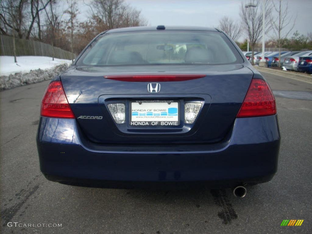 2006 Accord EX-L Sedan - Royal Blue Pearl / Gray photo #4