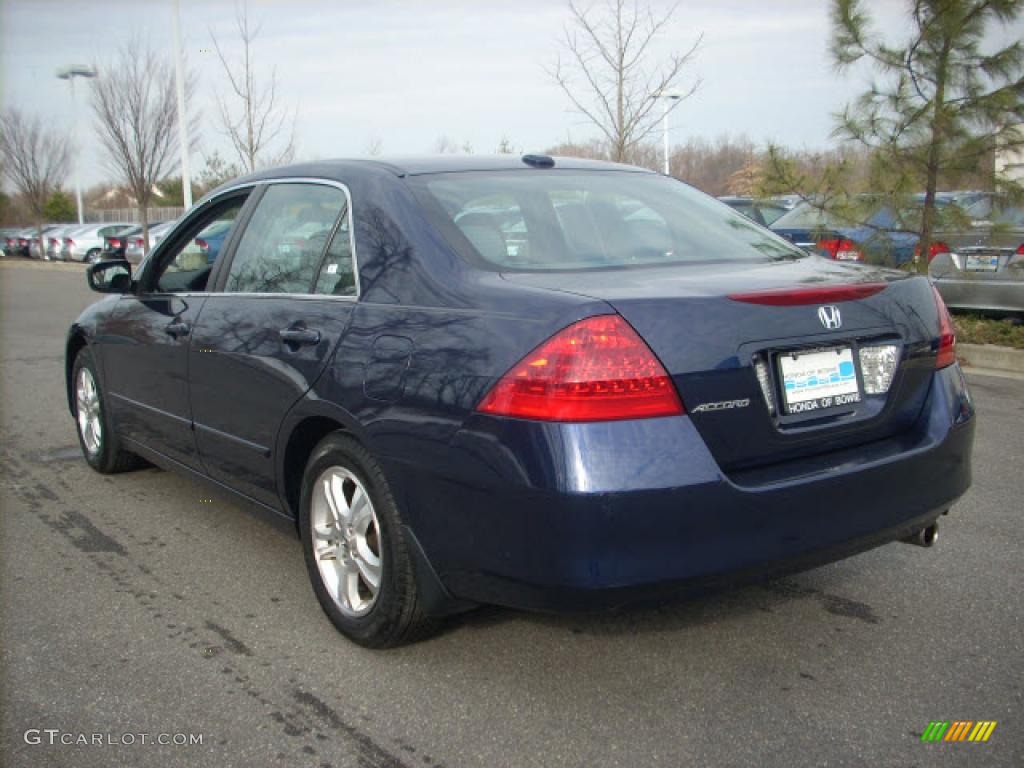 2006 Accord EX-L Sedan - Royal Blue Pearl / Gray photo #5