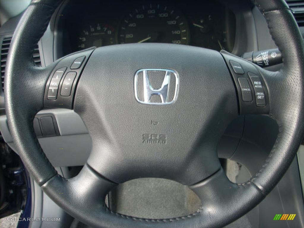2006 Accord EX-L Sedan - Royal Blue Pearl / Gray photo #16