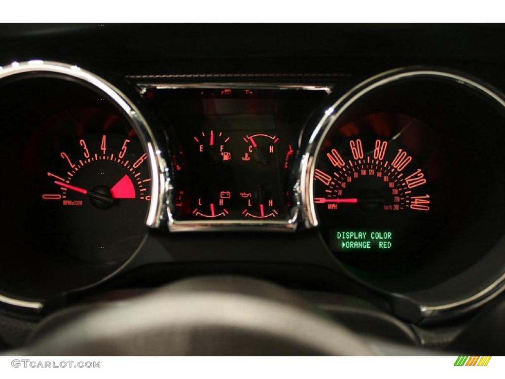 2006 Ford Mustang GT Premium Coupe Gauges Photo #48379028